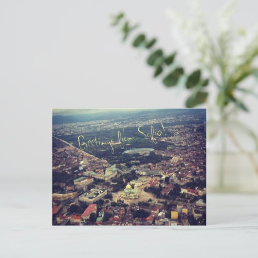 Groeten uit Sofia Briefkaart (Staand voorkant)
