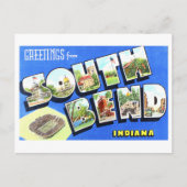  groeten uit South Bend, Indiana, Briefkaart (Voorkant)