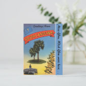 Groeten uit South Carolina Briefkaart (Staand voorkant)