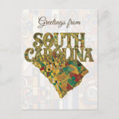Groeten uit South Carolina Briefkaart (Voorkant)