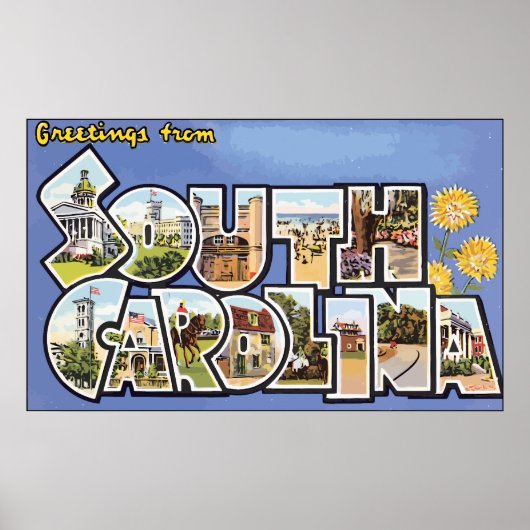 Groeten uit South Carolina, Poster (Voorkant)