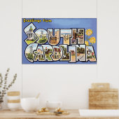 Groeten uit South Carolina, Poster (Keuken)
