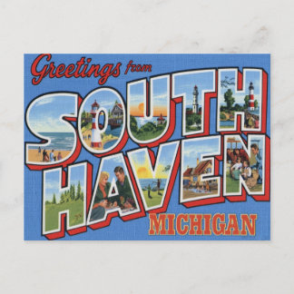 Groeten uit South Haven Michigan Briefkaart