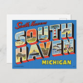  "Groeten uit South Haven, Michigan" Briefkaart (Voorkant / Achterkant)