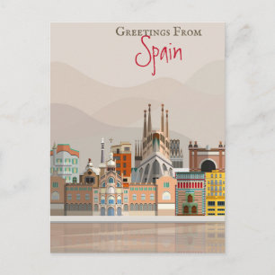 Groeten uit Spanje Briefkaart