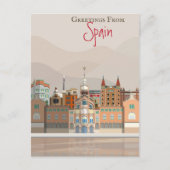 Groeten uit Spanje Briefkaart (Voorkant)