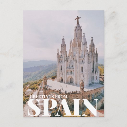 Groeten uit spanje briefkaart (Voorkant)