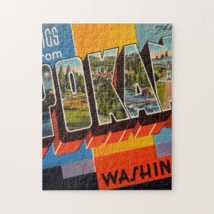 Groeten uit Spokane Washington Legpuzzel