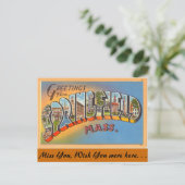 Groeten uit Springfield Briefkaart (Staand voorkant)