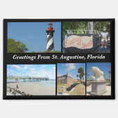 Groeten uit St. Augustine, Florida Magnet (Voorkant)