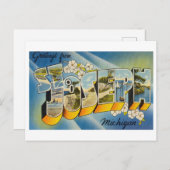  groeten uit St. Joseph, Michigan Briefkaart (Voorkant / Achterkant)