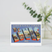  groeten uit St. Louis, Missouri Briefkaart (Staand voorkant)