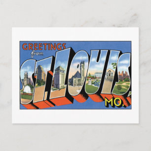 Groeten uit St. Louis, MO! Briefkaart