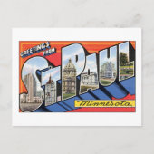 Groeten uit St. Paul Minnesota Briefkaart (Voorkant)