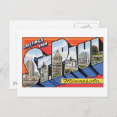 Groeten uit St. Paul, Minnesota Briefkaart (Voorkant / Achterkant)