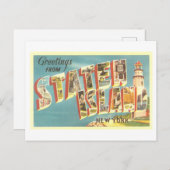  groeten uit Staten Island, New York Briefkaart (Voorkant / Achterkant)
