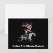 Groeten uit Stillwater, Briefkaart Oklahoma (Voorkant / Achterkant)