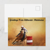 Groeten uit Stillwater, Briefkaart Oklahoma (Voorkant / Achterkant)