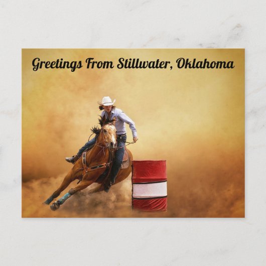 Groeten uit Stillwater, Briefkaart Oklahoma (Voorkant)