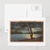 Groeten uit Sumterville, Florida - Moon Briefkaart (Voorkant / Achterkant)