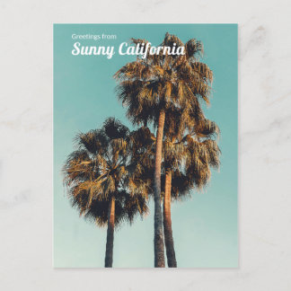 Groeten uit Sunny California Feestdagenkaart