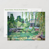 Groeten uit Suzhou Gardens, Briefkaart (Voorkant / Achterkant)