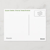 Groeten uit Suzhou Gardens, Briefkaart (Achterkant)