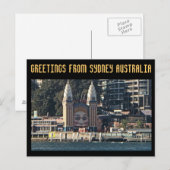 Groeten uit Sydney Australia Briefkaart (Voorkant / Achterkant)