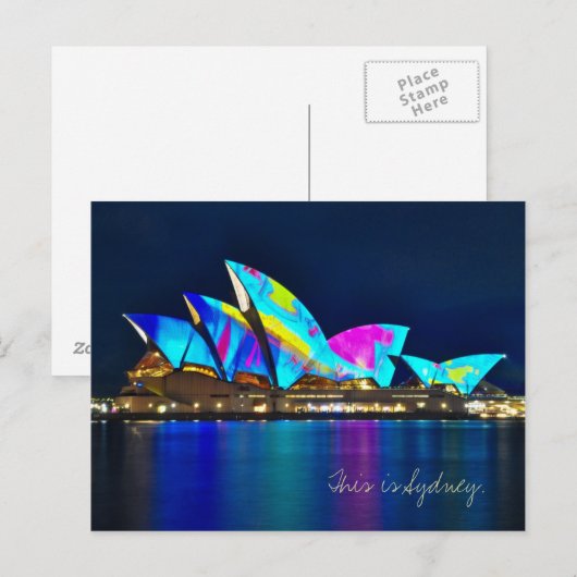 Groeten uit Sydney Briefkaart (Voorkant / Achterkant)