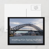 Groeten uit Sydney, briefkaart Australië (Voorkant / Achterkant)