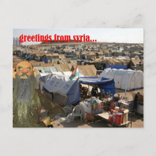 groeten uit syrië prentbriefkaart briefkaart