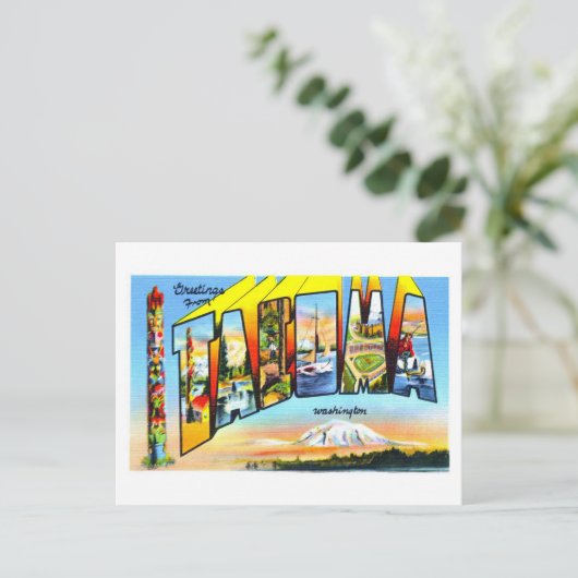 groeten uit Tacoma, Briefkaart (Staand voorkant)