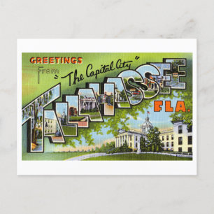  groeten uit Tallahassee, Florida Briefkaart