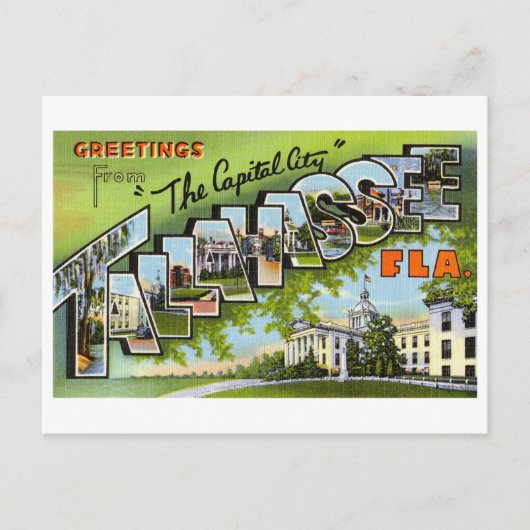 groeten uit Tallahassee, Florida Briefkaart (Voorkant)
