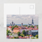 Groeten uit Tallinn, Estland Briefkaart (Voorkant / Achterkant)