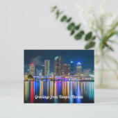 Groeten uit Tampa, Briefkaart van Florida (Staand voorkant)