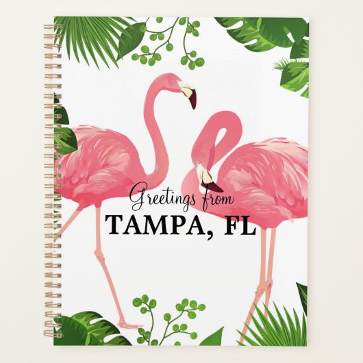 Groeten uit Tampa, FL Planner (Voorkant)
