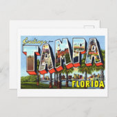  groeten uit Tampa, Florida Briefkaart (Voorkant / Achterkant)