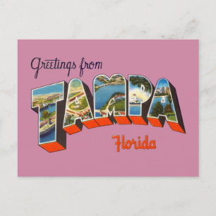 Groeten uit Tampa, Florida Briefkaart