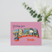 Groeten uit Tampa, Florida Briefkaart (Staand voorkant)