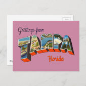 Groeten uit Tampa, Florida Briefkaart (Voorkant / Achterkant)