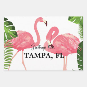 Groeten uit Tampa, Florida Inpakpapier Vel