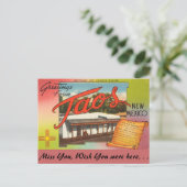 Groeten uit Taos Briefkaart (Staand voorkant)