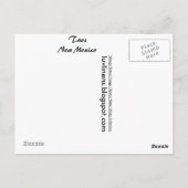 Groeten uit Taos Briefkaart (Achterkant)