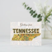 Groeten uit Tennessee Briefkaart (Staand voorkant)