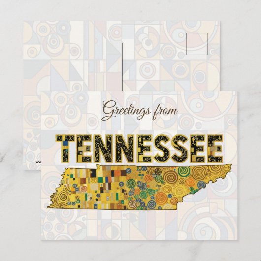 Groeten uit Tennessee Briefkaart (Voorkant / Achterkant)