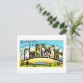  groeten uit Tennessee Briefkaart (Staand voorkant)