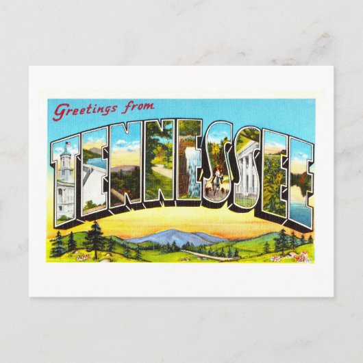  groeten uit Tennessee Briefkaart (Voorkant)