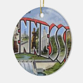 Groeten uit Tennessee Keramisch Ornament (Links)