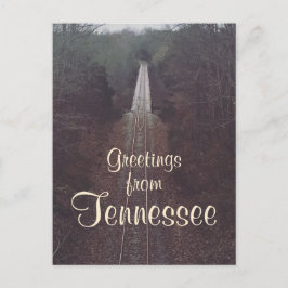 GROETEN UIT TENNESSEE spoorweg foto | Briefkaart